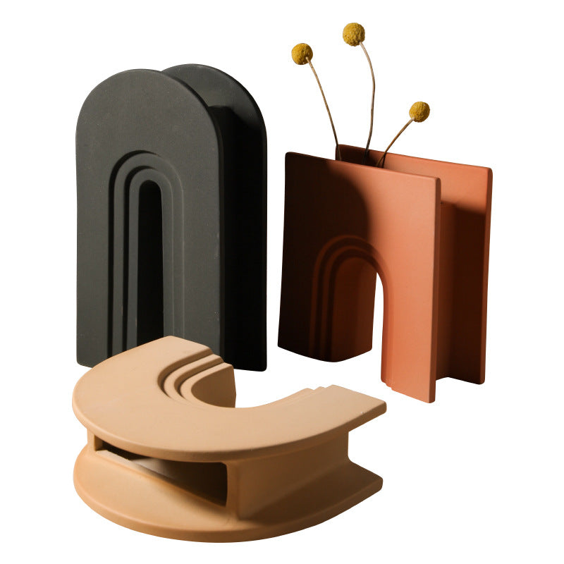 Nordic Arches Ceramic Vases