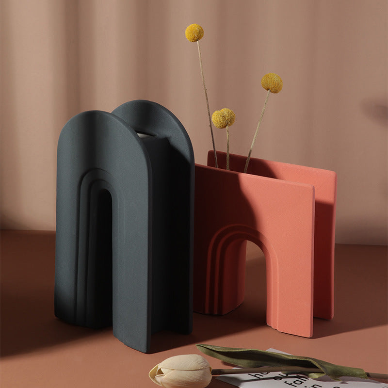 Nordic Arches Ceramic Vases