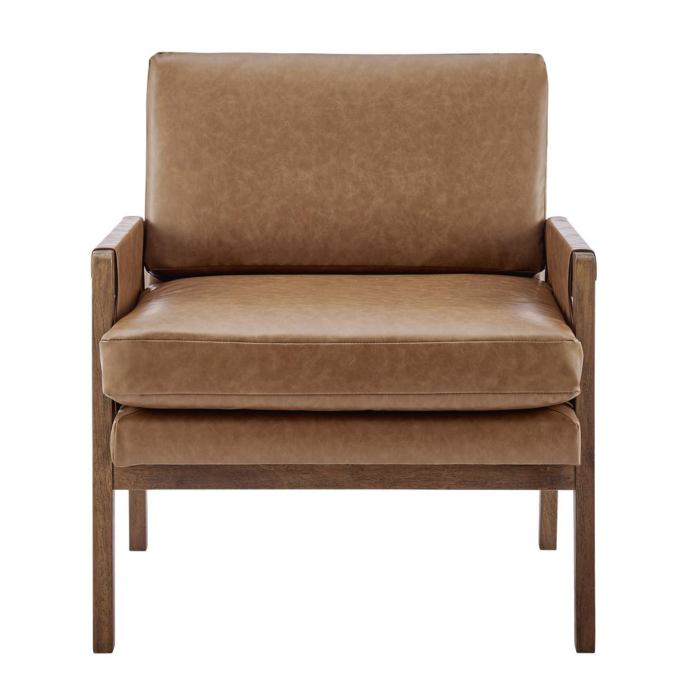 Colton Faux Leather Armchair