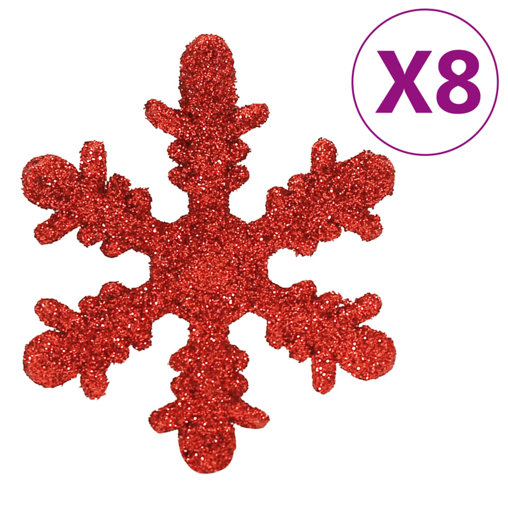 Christmas Red Bauble 111-Piece Set