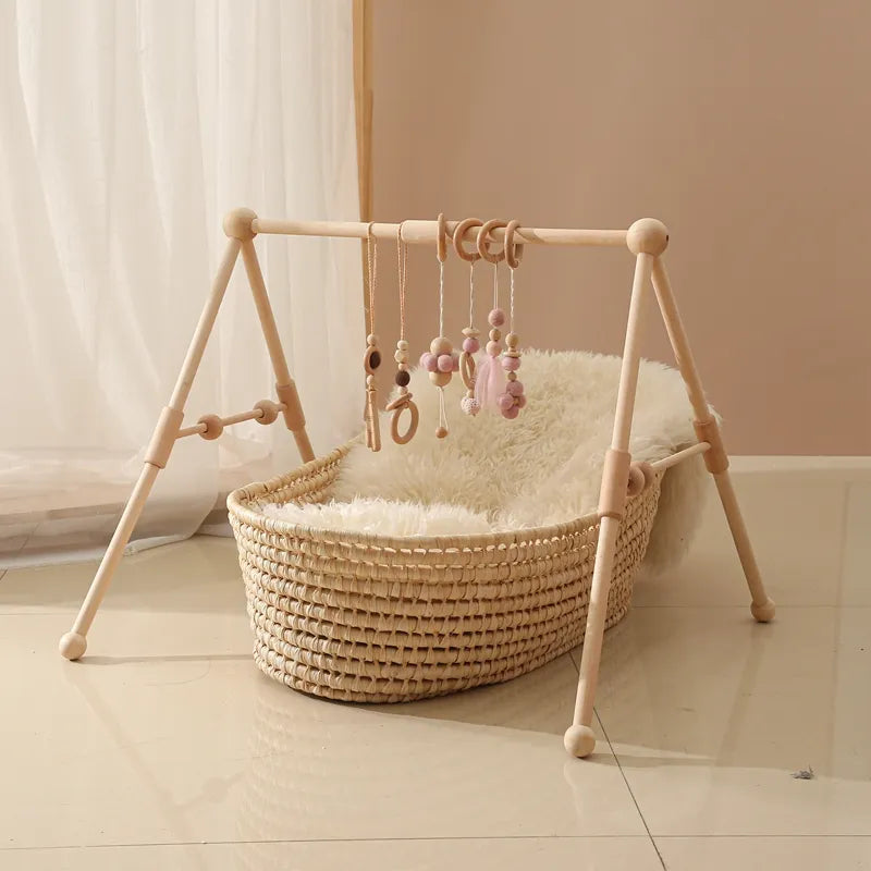 Baby Wooden Rattle Toy