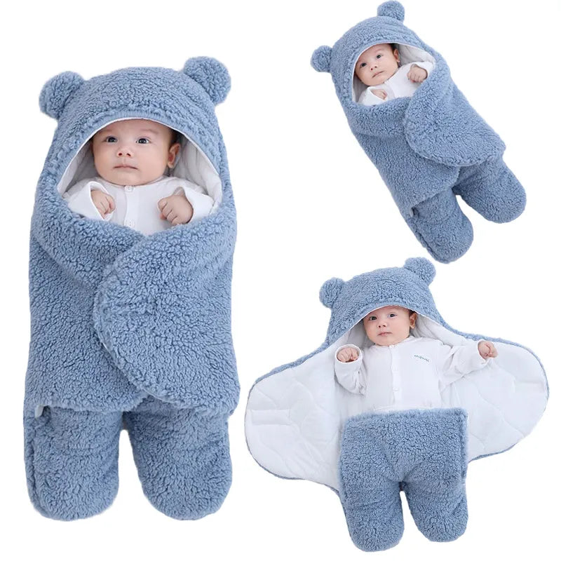 Newborn Baby Bear Sleeping Blanket