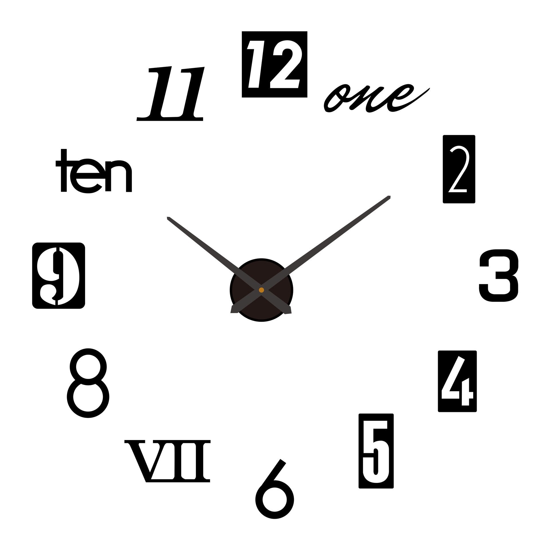 3D Wall Clock