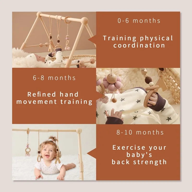 Baby Wooden Rattle Toy