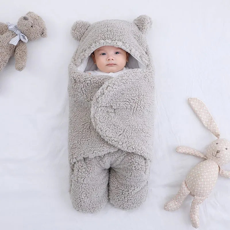 Newborn Baby Bear Sleeping Blanket