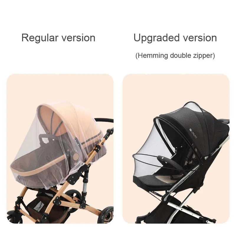 Baby trolley protective mesh