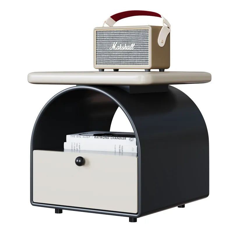 Luxe Nordic Modern Arch Base Nightstand