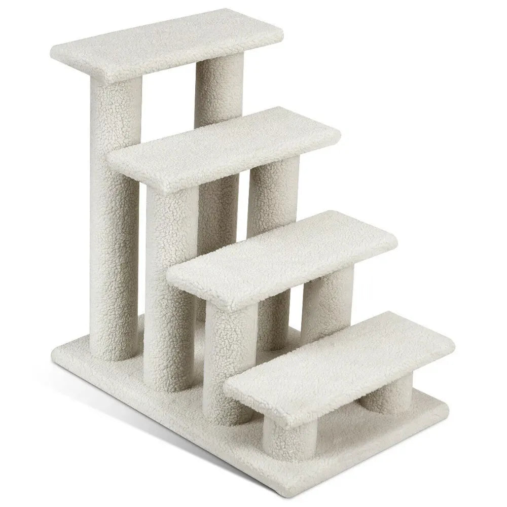 Pet Carpeted Ladder Ramp