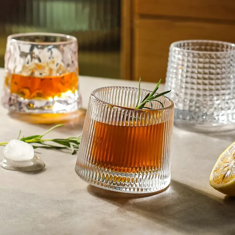 GIANXI Rotating Glass Cup Set