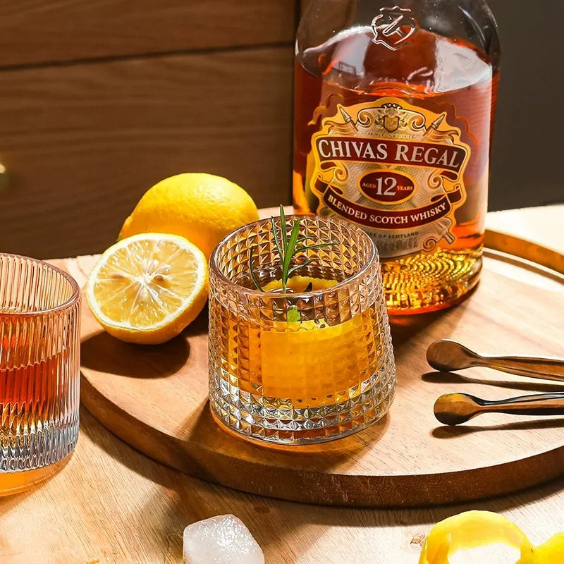 GIANXI Rotating Glass Cup Set