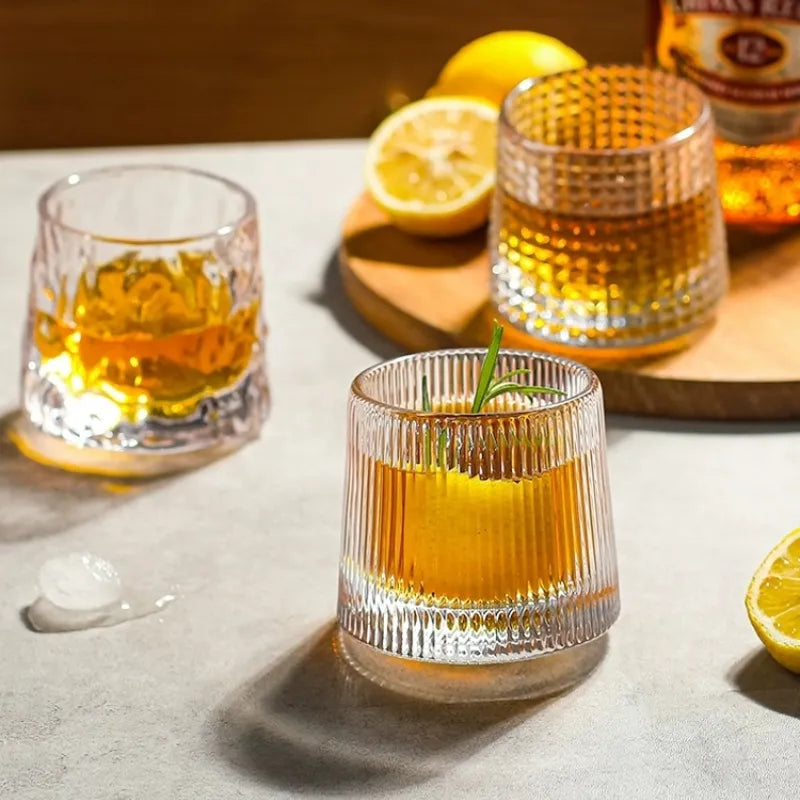 GIANXI Rotating Glass Cup Set