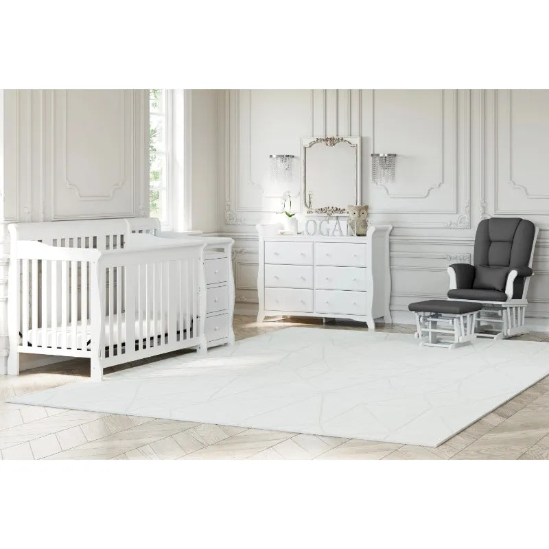 5-in-1 Convertible Baby Crib