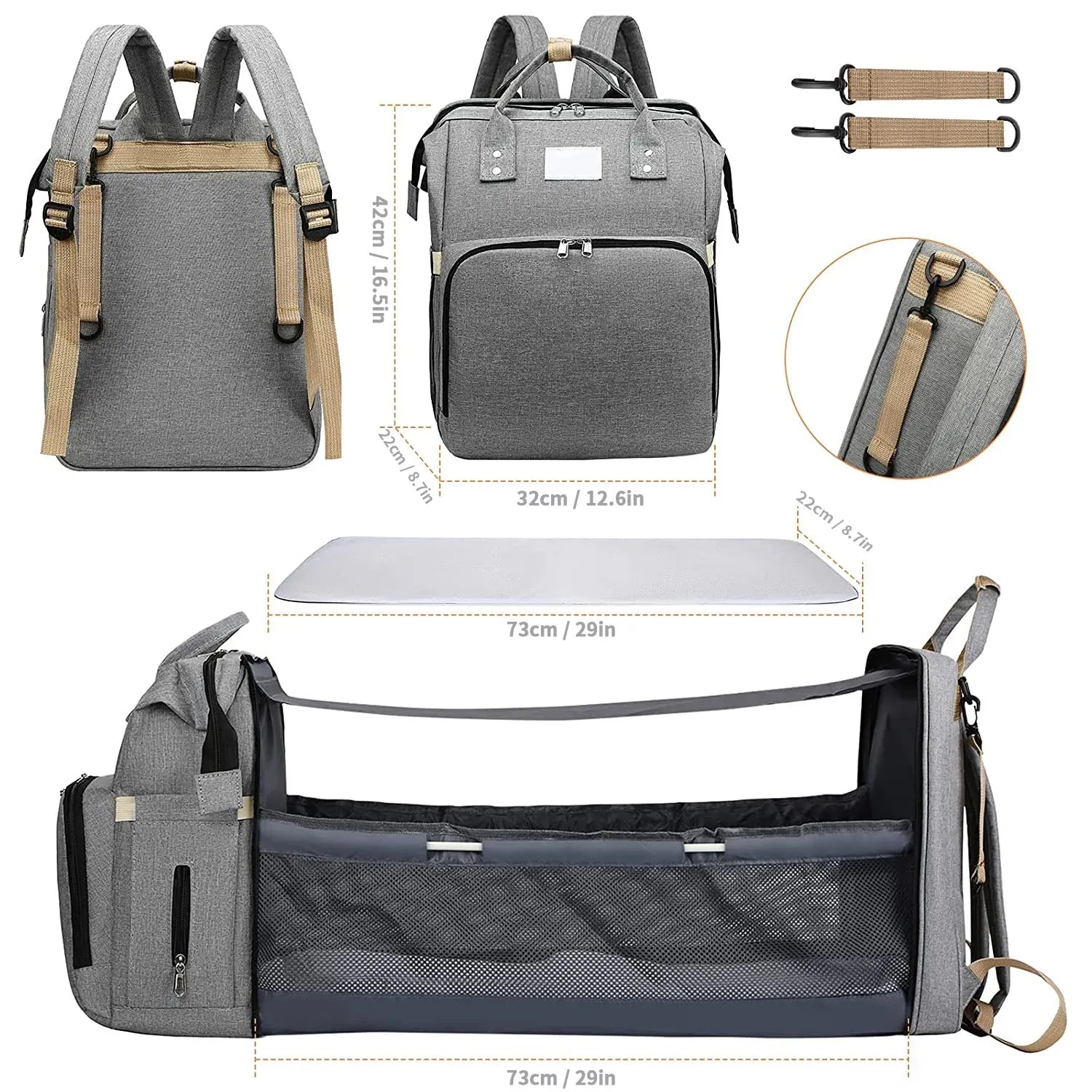 Folding Portable Mommy Bag
