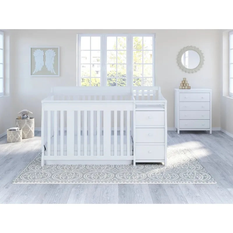 5-in-1 Convertible Baby Crib
