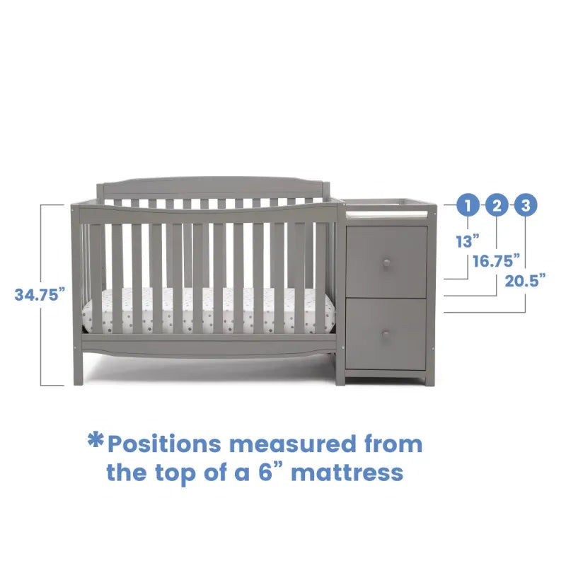 Mason Convertible Crib and Changer