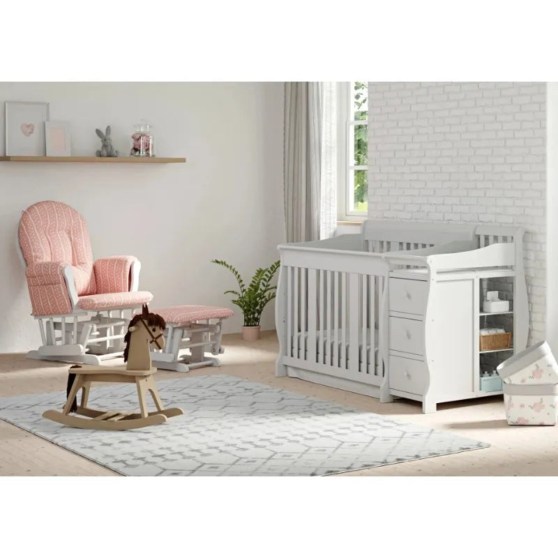 5-in-1 Convertible Baby Crib