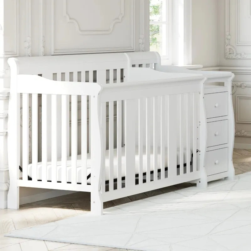 5-in-1 Convertible Baby Crib