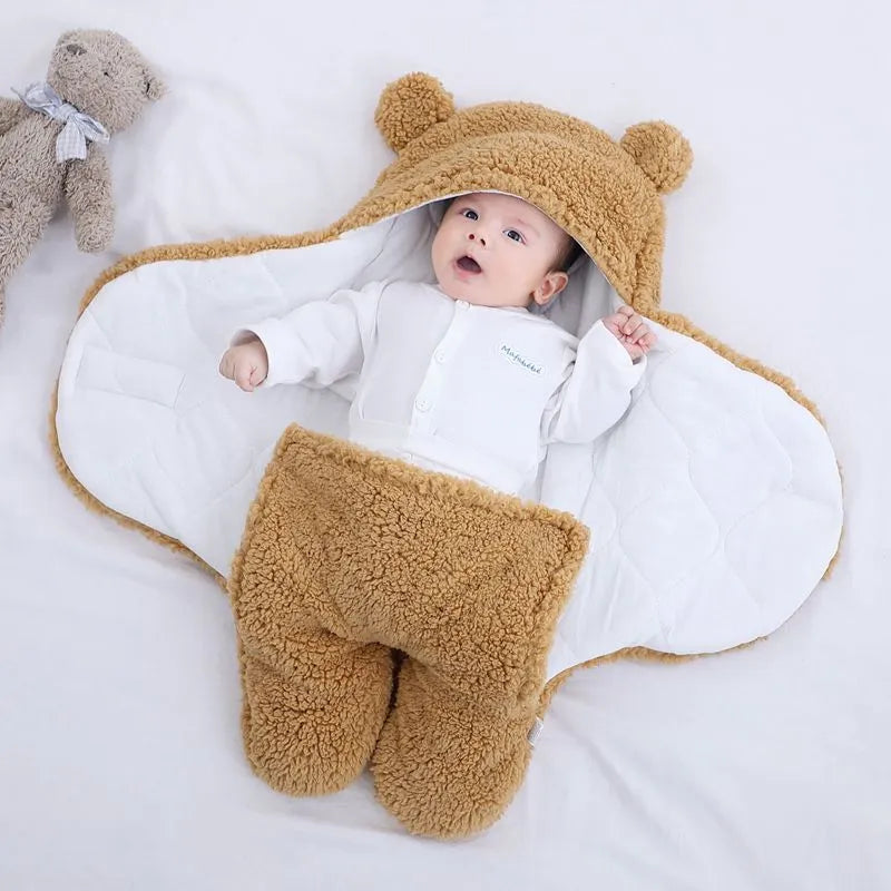 Newborn Baby Bear Sleeping Blanket