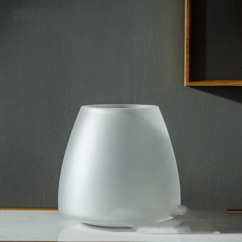 Frosted Luxe Glass Vases