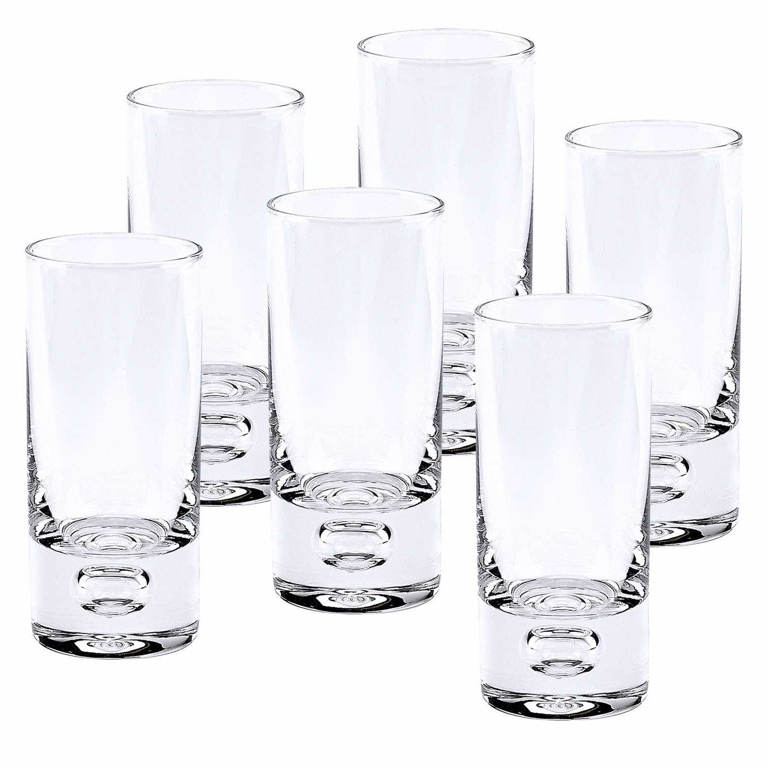 Mouth Blown Crystal 6 Pc Shot or Vodka Glass Set 3 oz-2