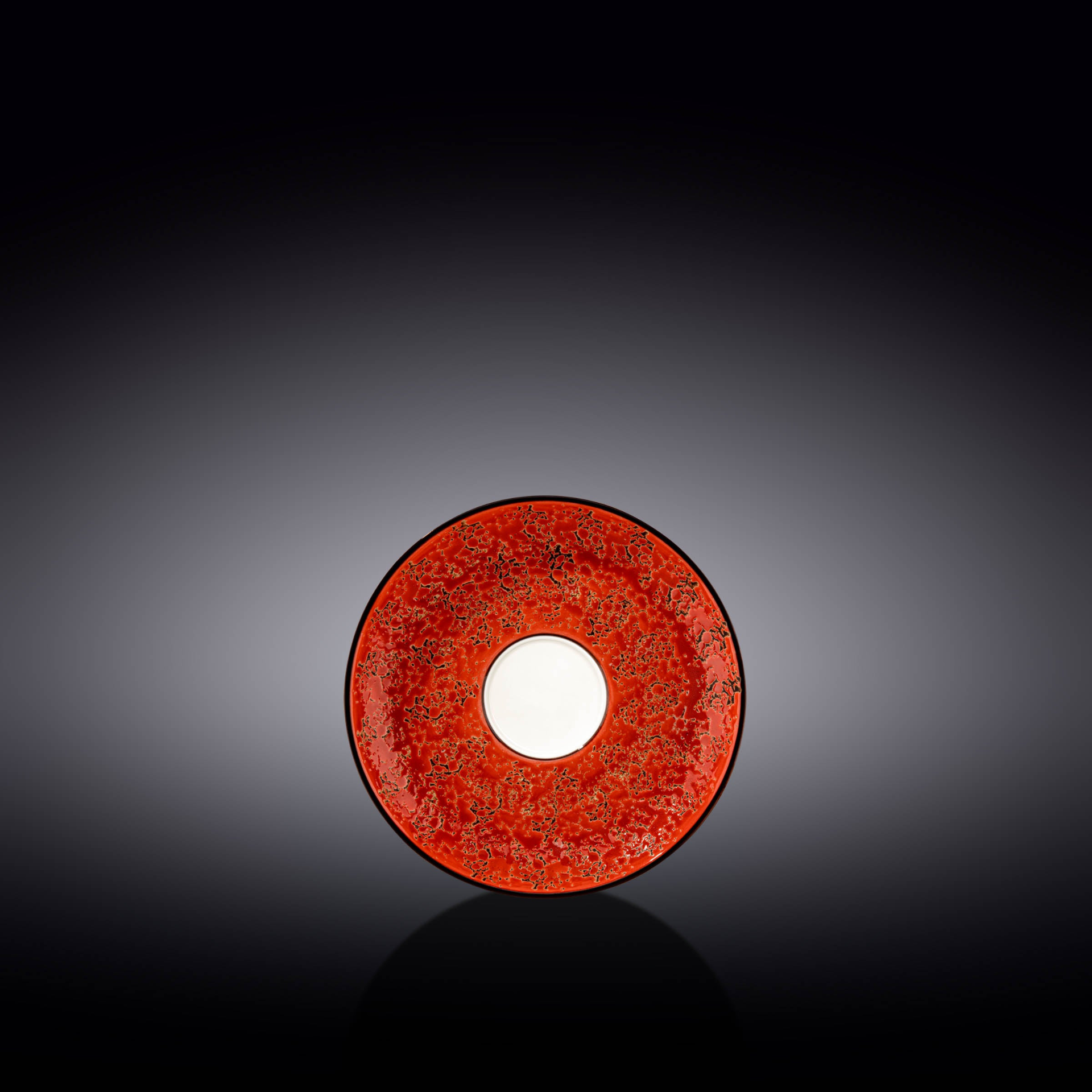 Red Porcelain Saucer 4.5" | 11 CM