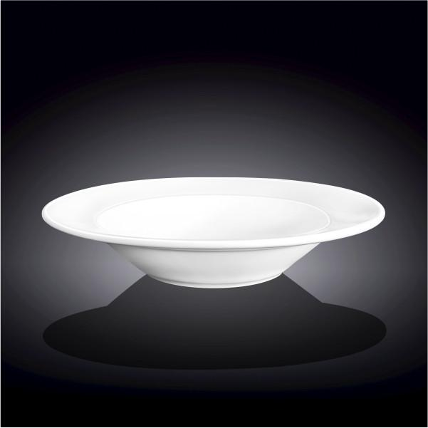 Professional Rolled Rim White Deep Plate 9" | 14 Oz
