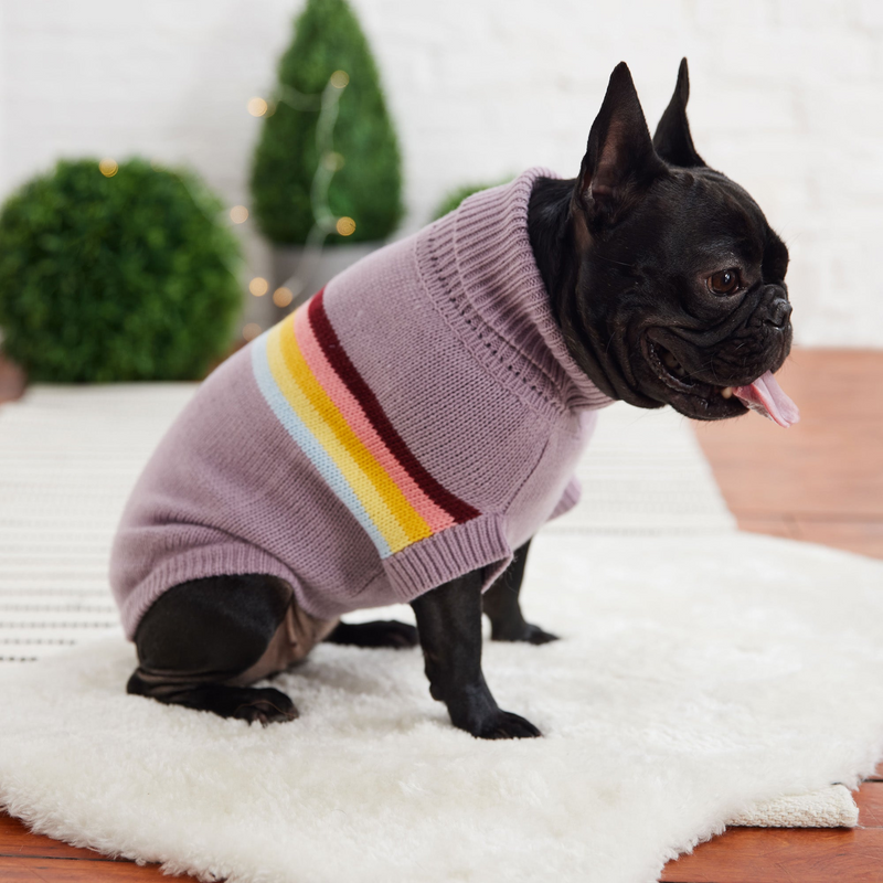 Lavender Retro Sweater