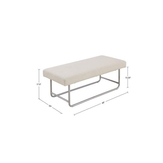 Evelyn Modern Accent Bench