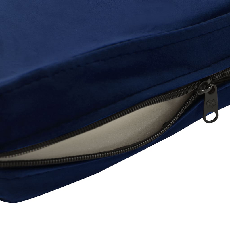 vidaXL Dog Sofa Blue 28.3"x17.7"x11.8" Plush