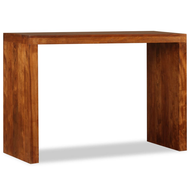 vidaXL Console Table Solid Wood with Honey Finish 43.3"x15.7"x29.9"