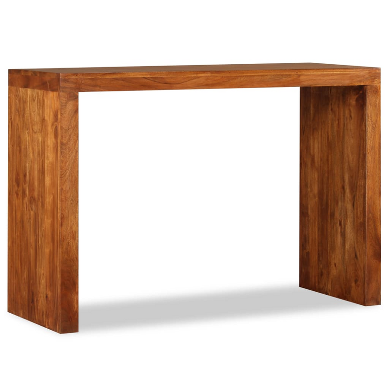 vidaXL Console Table Solid Wood with Honey Finish 43.3"x15.7"x29.9"