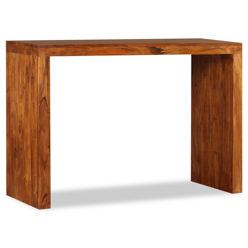 vidaXL Console Table Solid Wood with Honey Finish 43.3"x15.7"x29.9"