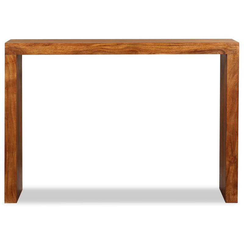 vidaXL Console Table Solid Wood with Honey Finish 43.3"x15.7"x29.9"