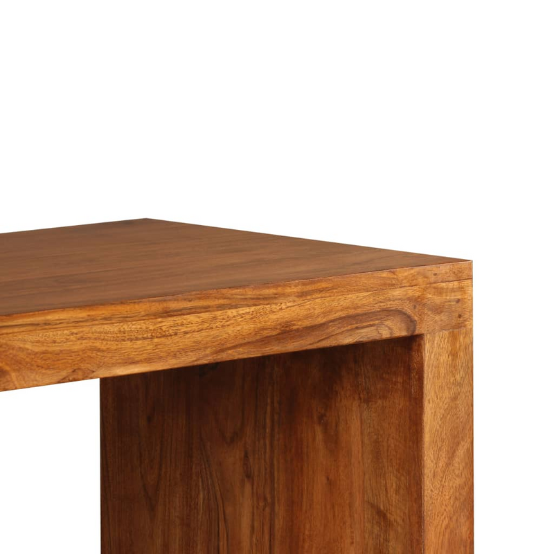 vidaXL Console Table Solid Wood with Honey Finish 43.3"x15.7"x29.9"