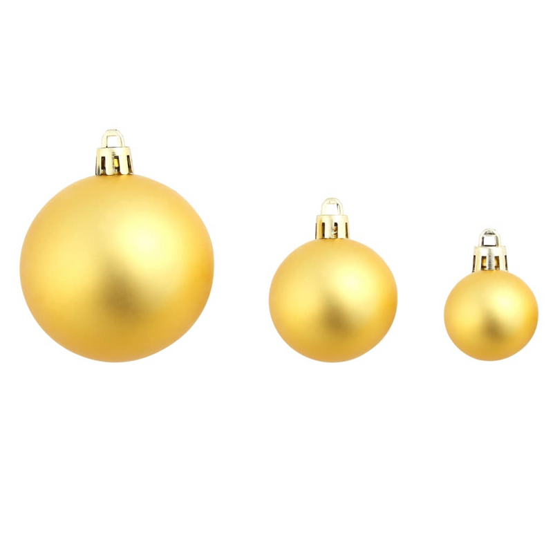 Christmas Gold Ball Ornament 100-Piece Set