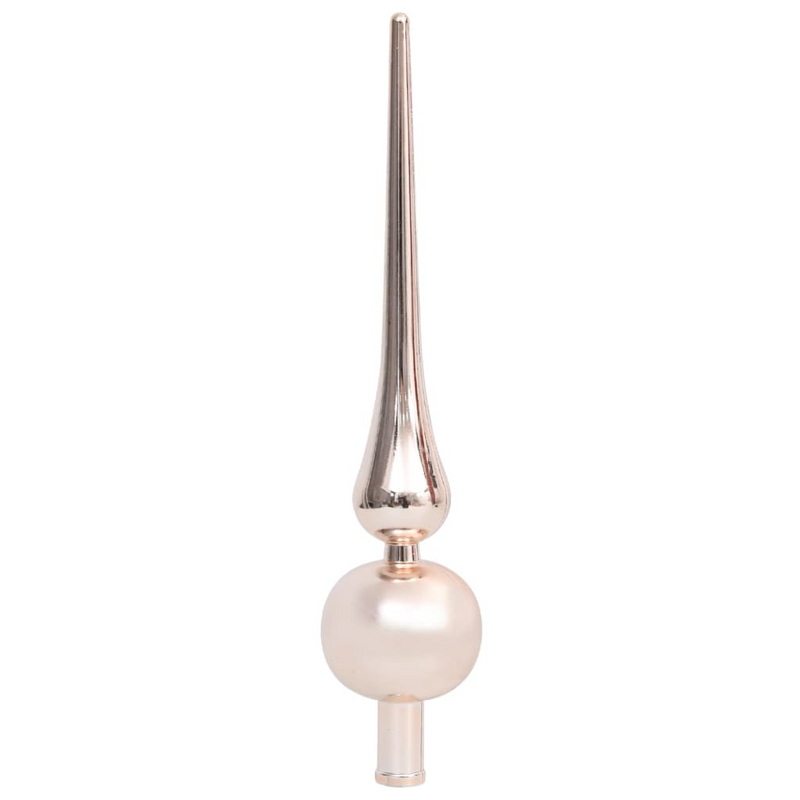 Artificial Pre-lit Slim 59.1" Christmas Tree with Rose Gold Ball Set