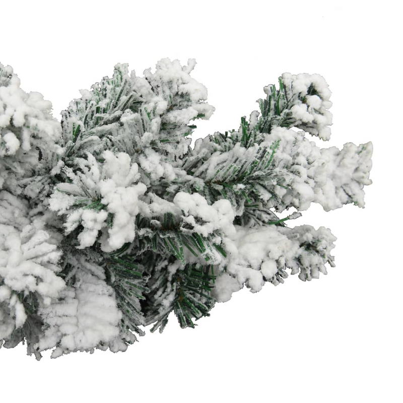Christmas Garland with Flocked Snow