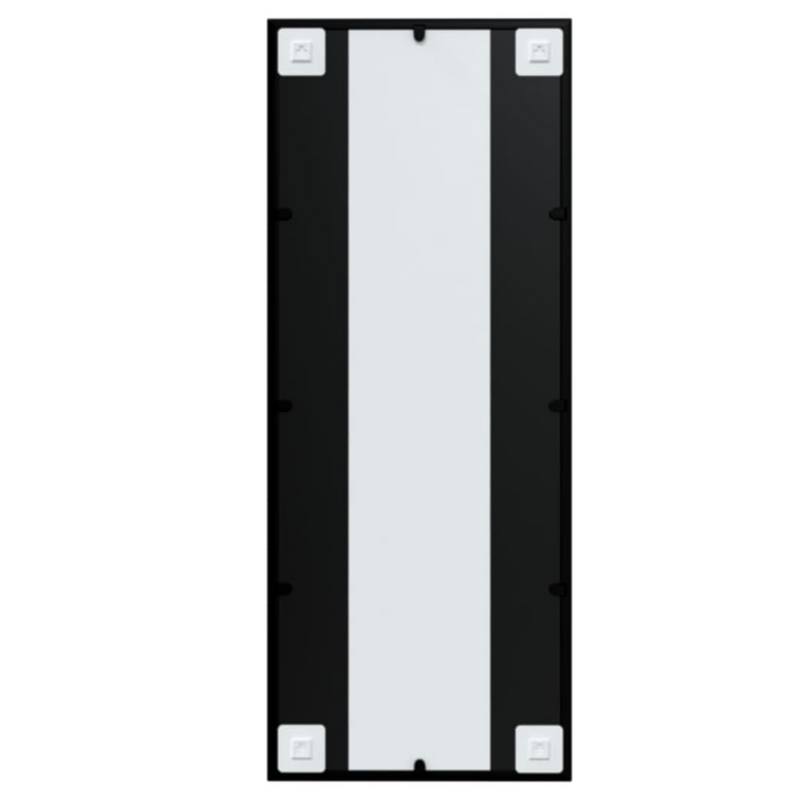 vidaXL Wall Mirror Black 39.4"x15.7" Metal