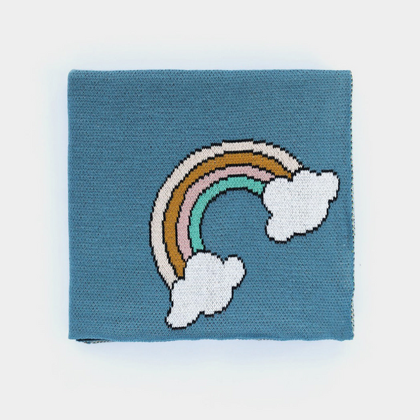 Cotton Rainbow Baby Blanket