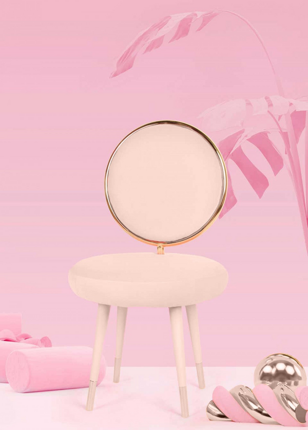Blush Elegance Set of 2 Side Chairs