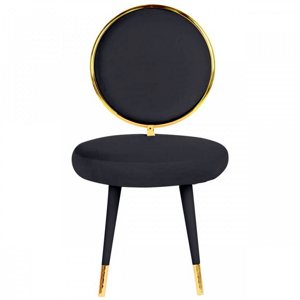 Noir Elegance Set of 2 Side Chairs