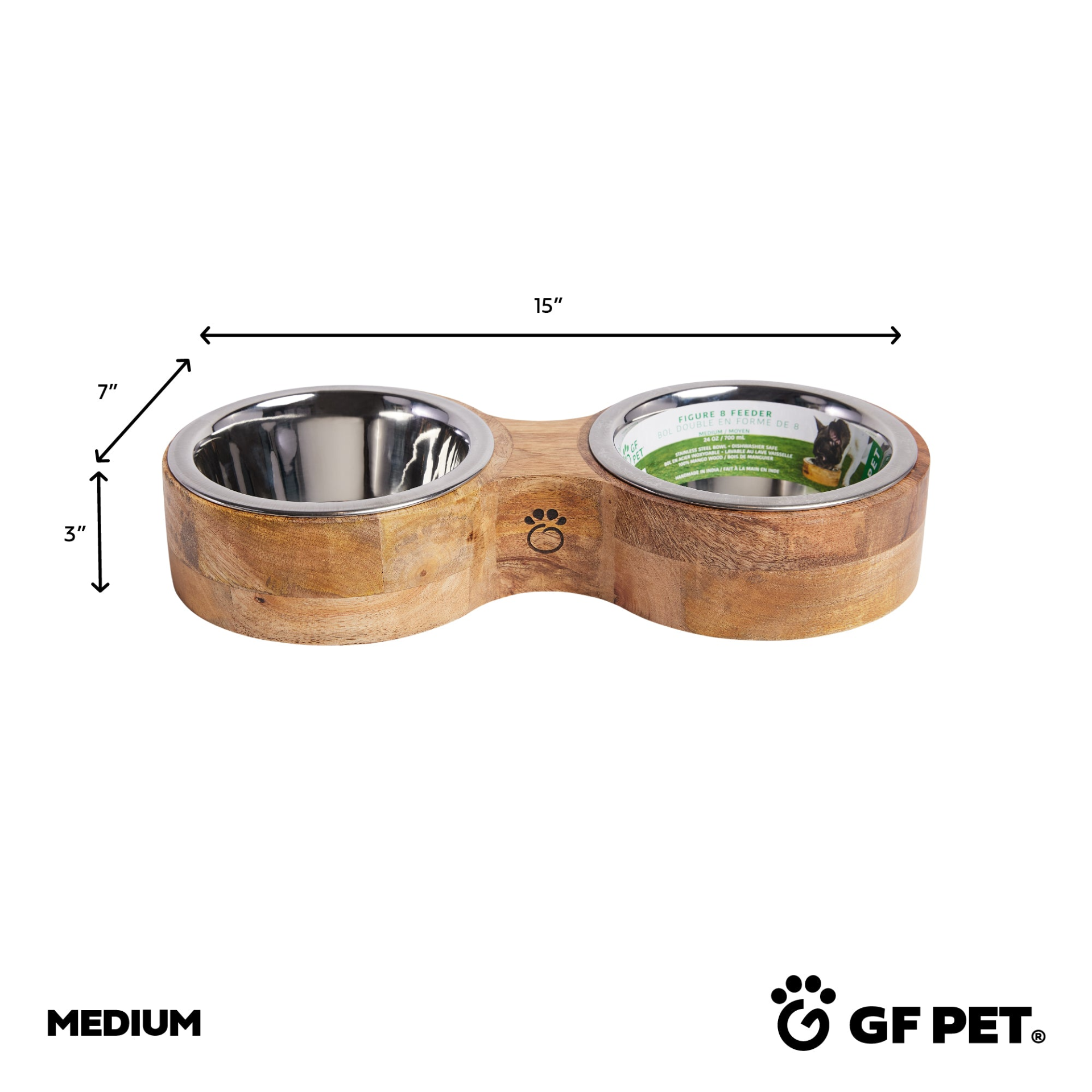 Figure-8 Pet Feeder