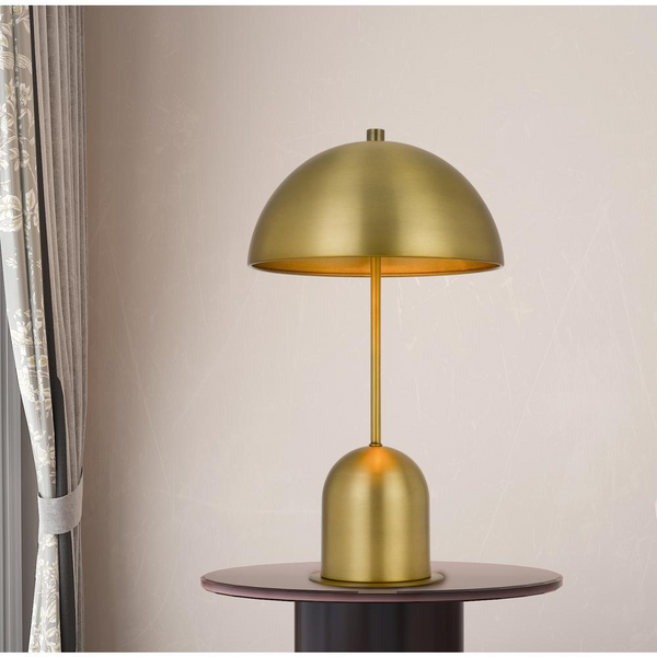 Olivia 40W Antique Brass Touch Sensor Accent Lamp