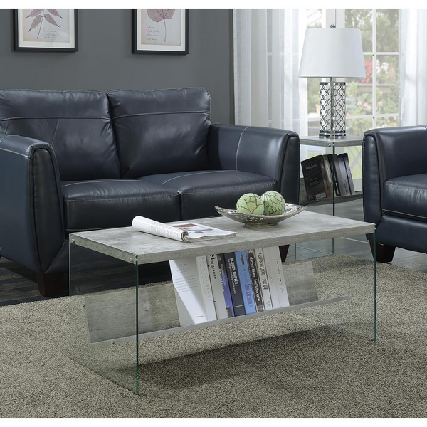 SoHo Grey Finish Coffee Table