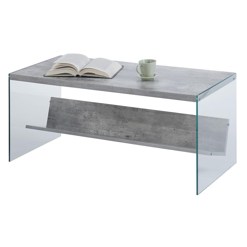 SoHo Grey Finish Coffee Table