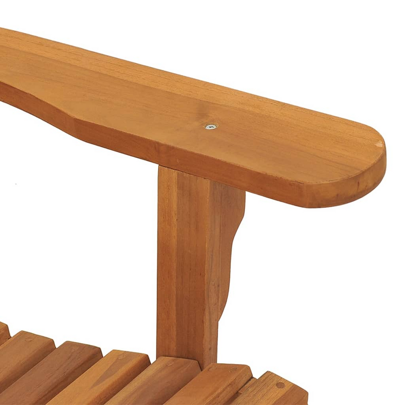 Solid Wood Teak Patio Adirondack Rocking Chair Set