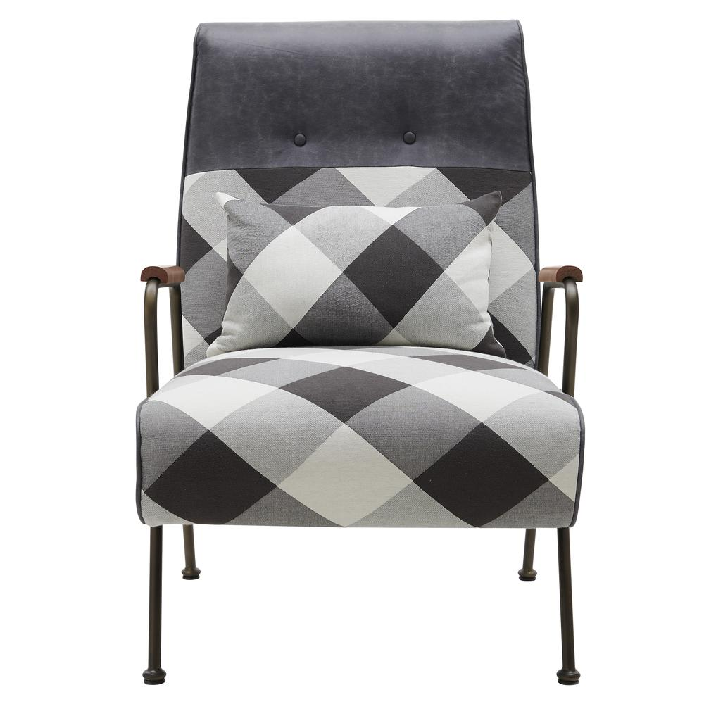 Kahlo Gingham Accent Chair