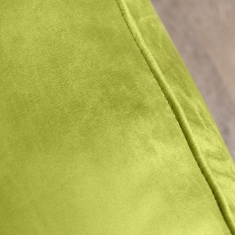 Chartreuse Velvet pouf