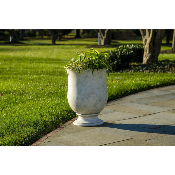 Fiberstone Stewart Urn with Drain Hole and Plug