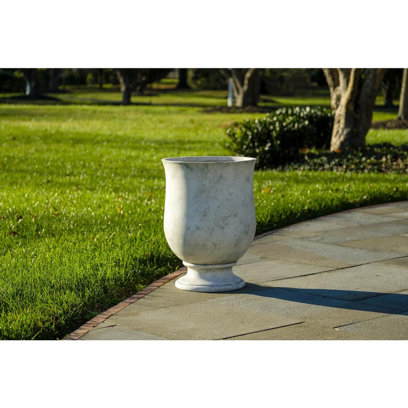 Fiberstone Stewart Urn with Drain Hole and Plug